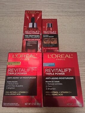 L'Oreal Revitalift Triple Power 4 Piece Skincare Set